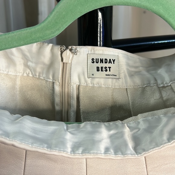 Sunday Best Aritzia Pleather Skirt - Picture 2 of 4